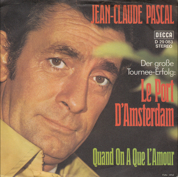 Cover Jean-Claude Pascal - Le Port D'Amsterdam (7, Single) Schallplatten Ankauf