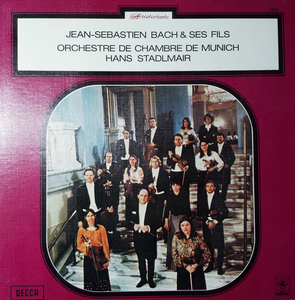 Bild Orchestre De Chambre De Munich*, Hans Stadlmair - Jean-Sebastien Bach & Ses Fils (LP) Schallplatten Ankauf