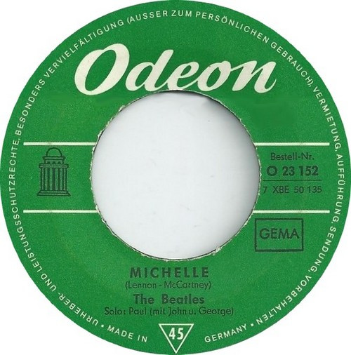 Cover The Beatles - Michelle / Girl (7, Single, RE, UMS) Schallplatten Ankauf