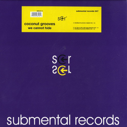 Cover Coconut Grooves - We Cannot Hide (12) Schallplatten Ankauf