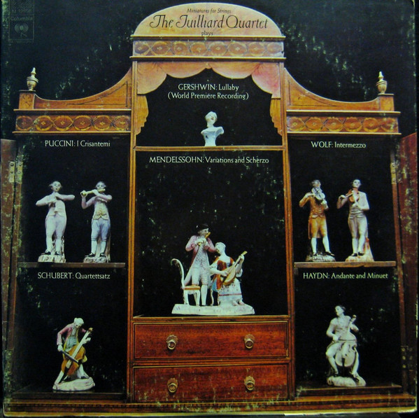 Bild Juilliard Quartet* - Gershwin*, Mendelssohn*, Haydn*, Puccini*, Schubert*, Wolf* - Miniatures For Strings (LP, Album) Schallplatten Ankauf