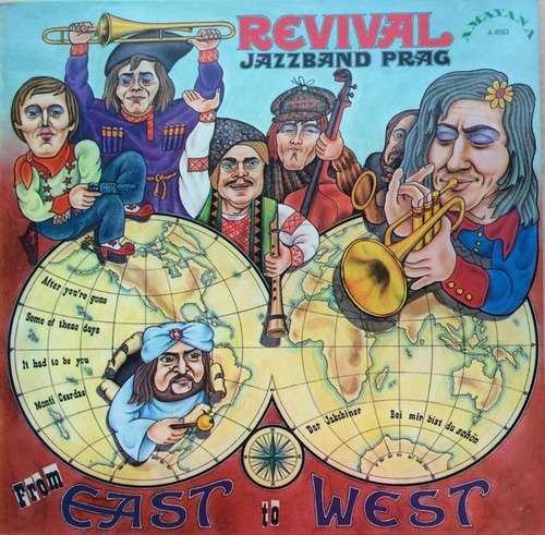 Cover Revival Jazzband Prag - From East To West (LP, Album) Schallplatten Ankauf