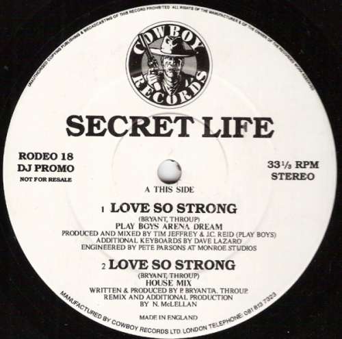 Bild Secret Life - Love So Strong (12, Promo) Schallplatten Ankauf
