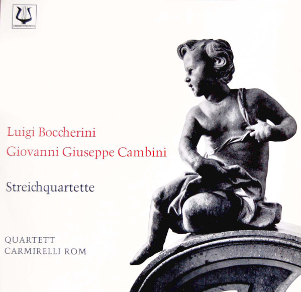 Cover Luigi Boccherini, Giovanni Giuseppe Cambini, Quartett Carmirelli Rom* - Streichquartette (LP) Schallplatten Ankauf