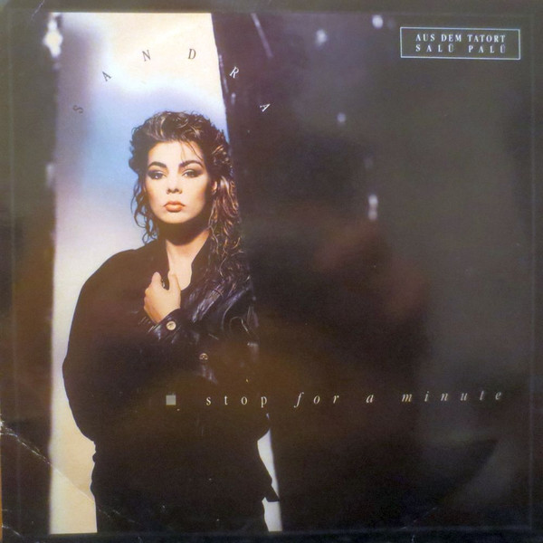 Cover Sandra - Stop For A Minute (7, Single, thi) Schallplatten Ankauf