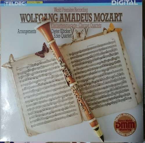 Cover Wolfgang Amadeus Mozart / Dieter Klöcker, Eder-Quartett* - Klarinettenquartette - Clarinet Quartets (LP) Schallplatten Ankauf