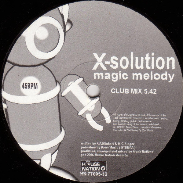 Cover X-Solution - Magic Melody (12) Schallplatten Ankauf