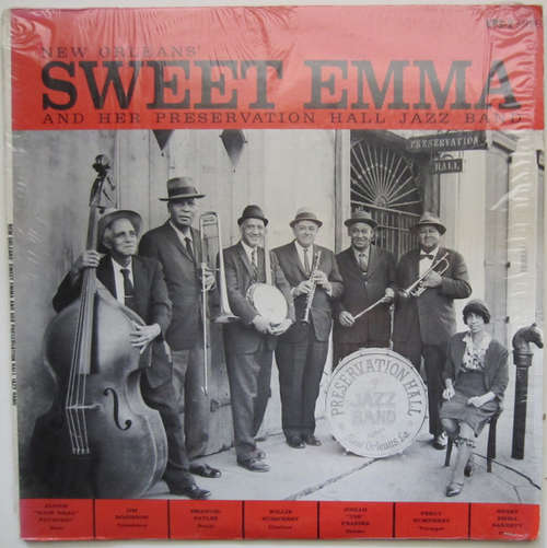 Cover Sweet Emma And Her Preservation Hall Jazz Band - New Orleans' Sweet Emma And Her Preservation Hall Jazz Band (LP, Album) Schallplatten Ankauf