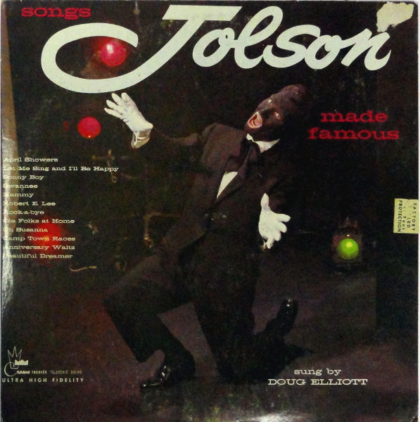 Cover Doug Elliott (4) - Songs Jolson Made Famous (LP, Album, Ult) Schallplatten Ankauf