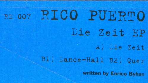 Cover Rico Puerto - Die Zeit EP (12, EP) Schallplatten Ankauf