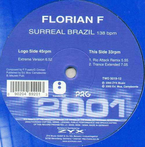Cover Florian F* - Surreal Brazil (12) Schallplatten Ankauf