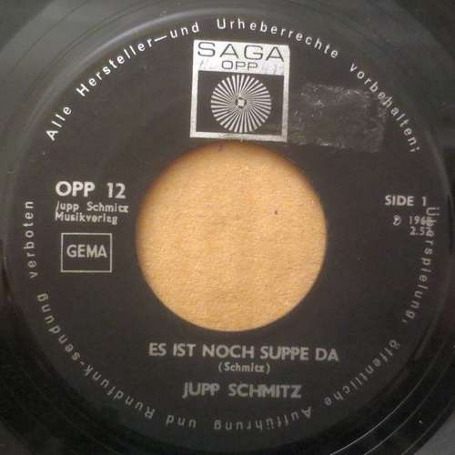 Cover Jupp Schmitz - Es Ist Noch Suppe Da (7, Single) Schallplatten Ankauf