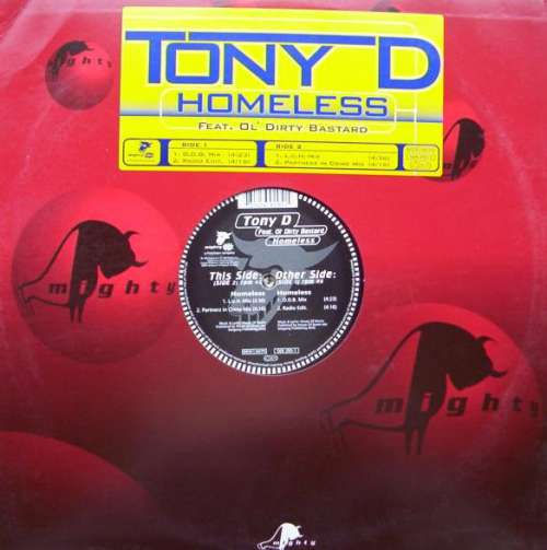 Cover Tony D* - Homeless (12) Schallplatten Ankauf