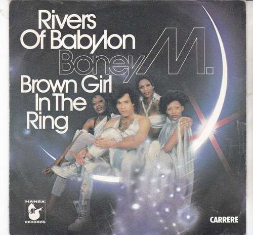 Cover Boney M. - Rivers Of Babylon / Brown Girl In The Ring (7, Single, Pap) Schallplatten Ankauf