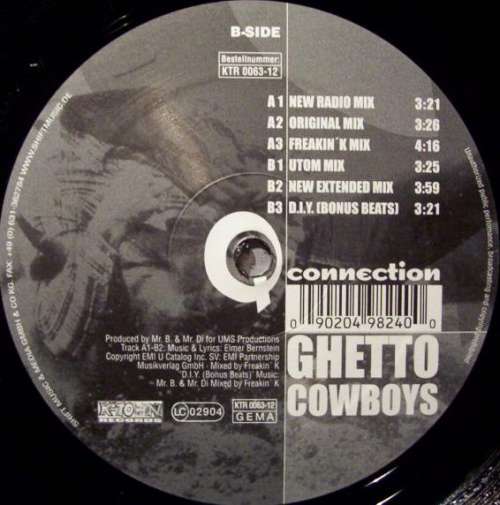 Cover Q Connection - Ghetto Cowboys (12) Schallplatten Ankauf
