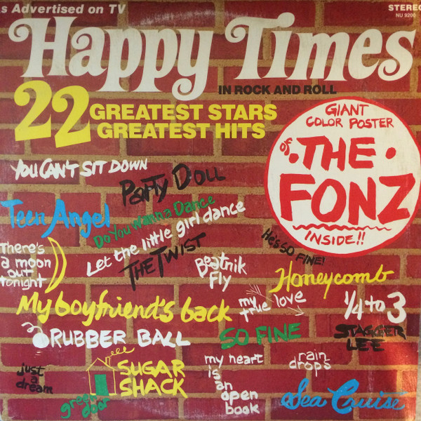 Cover zu Various - Happy Times (In Rock And Roll) (LP, Comp) Schallplatten Ankauf