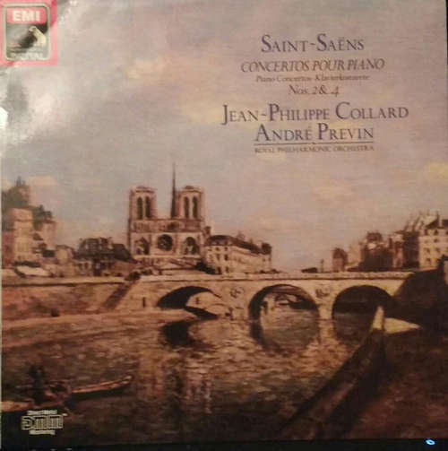 Cover Saint-Saëns*, Jean-Philippe Collard, André Previn, The Royal Philharmonic Orchestra - Concertos Pour Piano Nos 2 & 4 (LP) Schallplatten Ankauf