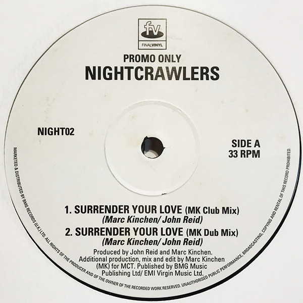 Cover Nightcrawlers - Surrender Your Love (12, Promo) Schallplatten Ankauf