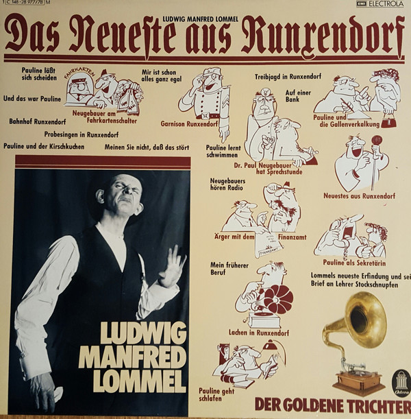 Cover Ludwig Manfred Lommel - Das Neueste Aus Runxendorf  (2xLP, Comp) Schallplatten Ankauf