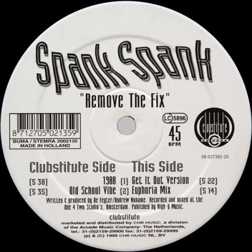 Cover Spank Spank (2) - Remove The Fix (12) Schallplatten Ankauf