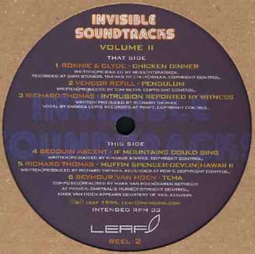 Cover Various - Invisible Soundtracks Volume II (12, EP) Schallplatten Ankauf