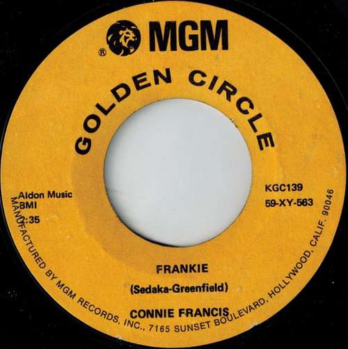 Cover Connie Francis - Frankie (7, Single) Schallplatten Ankauf