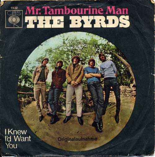 Cover The Byrds - Mr. Tambourine Man (7, Single) Schallplatten Ankauf