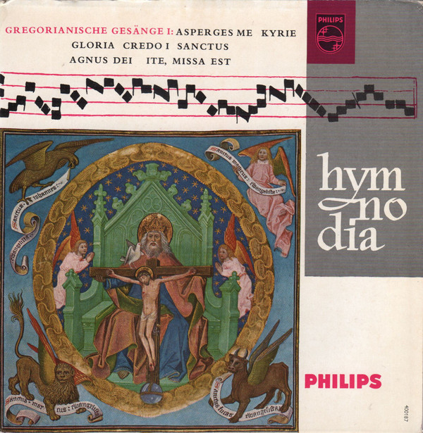 Cover Benediktiner Mönche Der Abtei Saint-Maurice & Saint-Maur - Hymnodia - Gregorianische Gesänge 1 (7, EP, Gat) Schallplatten Ankauf