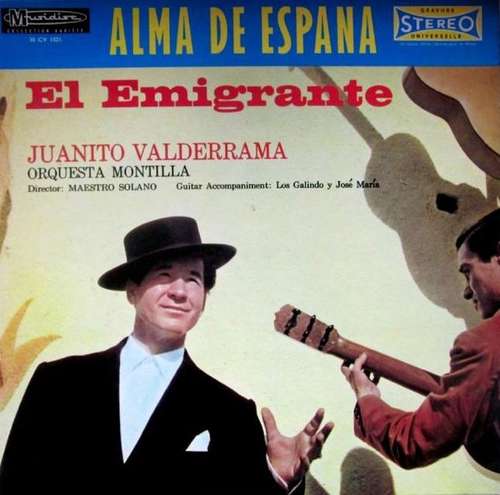 Cover Juanito Valderrama - El Emigrante (LP, Album) Schallplatten Ankauf