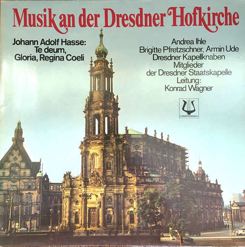 Cover Johann Adolf Hasse - Musik an der Dresdner Hofkirche. Gloria. Te Deum Laudamus. Regina Coeli (LP, Gat) Schallplatten Ankauf