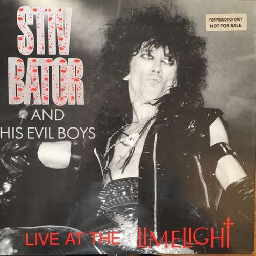 Cover Stiv Bators And His Evil Boys - Live At The Limelight (LP, Promo, whi) Schallplatten Ankauf