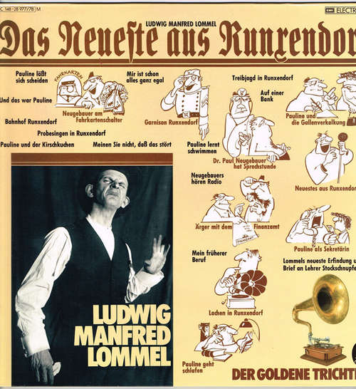 Cover Ludwig Manfred Lommel - Das Neueste aus Runxendorf (2xLP, Gat) Schallplatten Ankauf