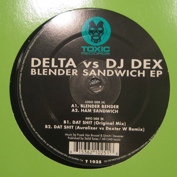 Cover Delta vs DJ Dex - Blender Sandwich EP (12, EP) Schallplatten Ankauf