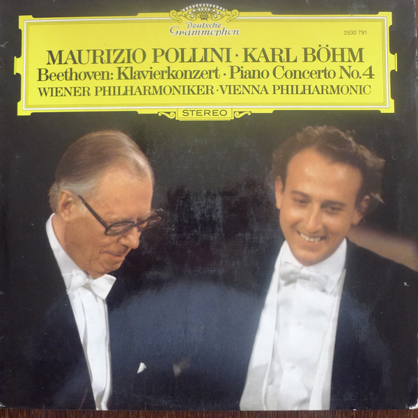 Cover Maurizio Pollini · Karl Böhm – Beethoven* – Wiener Philharmoniker - Klavierkonzert · Piano Concerto No.4 (LP) Schallplatten Ankauf