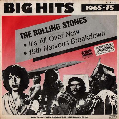 Cover The Rolling Stones - It's All Over Now / 19th Nervous Breakdown (7) Schallplatten Ankauf
