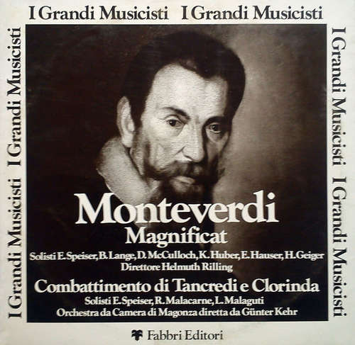Cover Monteverdi* - Helmuth Rilling, Günter Kehr, Orchestra Da Camera di Magonza* - Magnificat / Combattimento di Tancredi E Clorinda (LP, RE, Gat) Schallplatten Ankauf