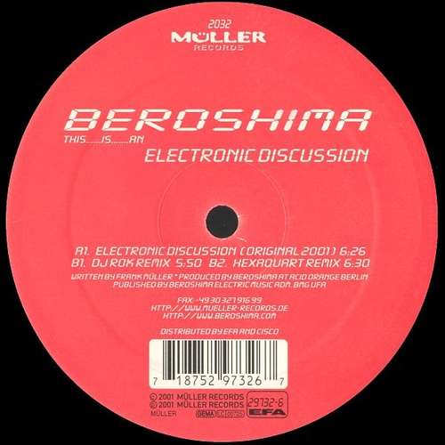 Cover Electronic Discussion (Remixes) Schallplatten Ankauf