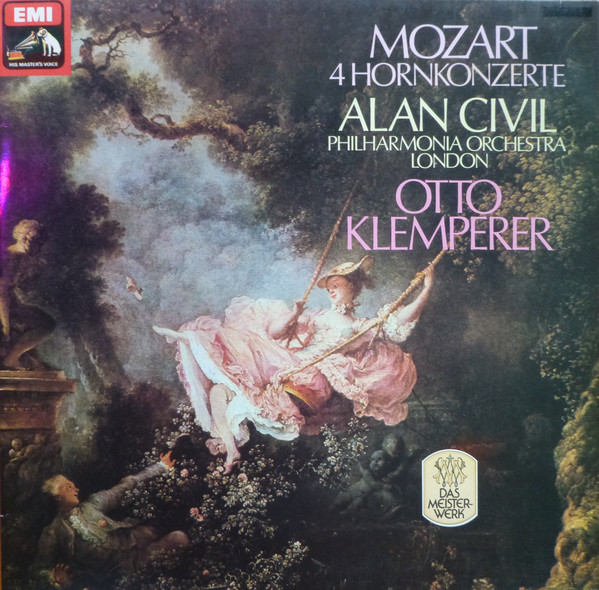 Cover Mozart*, Alan Civil, Otto Klemperer, Philharmonia Orchestra - 4 Hornkonzerte (LP, Album, RE) Schallplatten Ankauf