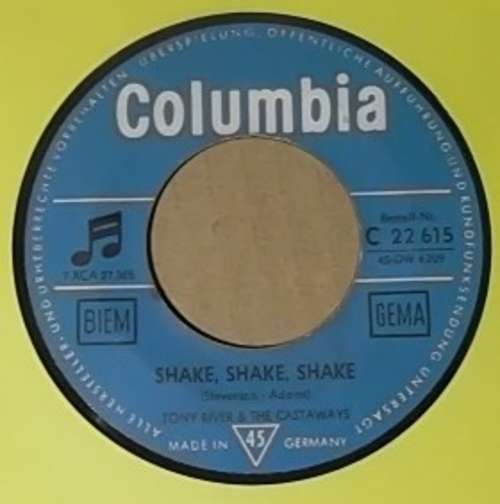 Cover Tony River And The Castaways* - Shake, Shake, Shake (7, Single) Schallplatten Ankauf