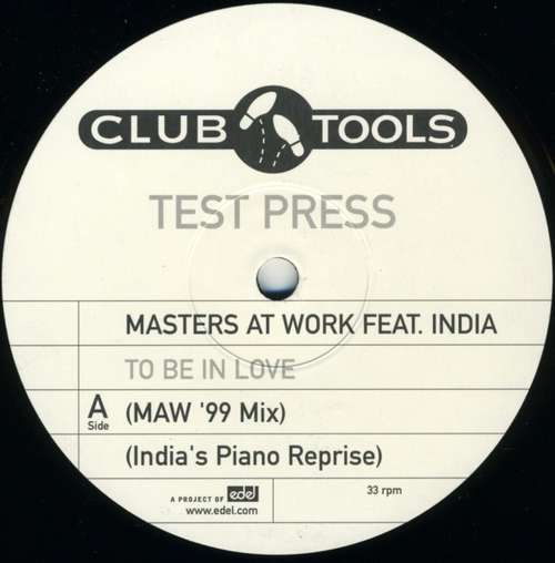 Cover Masters At Work Feat. India - To Be In Love (2x12, Promo) Schallplatten Ankauf