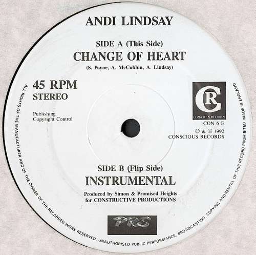 Cover Change Of Heart Schallplatten Ankauf