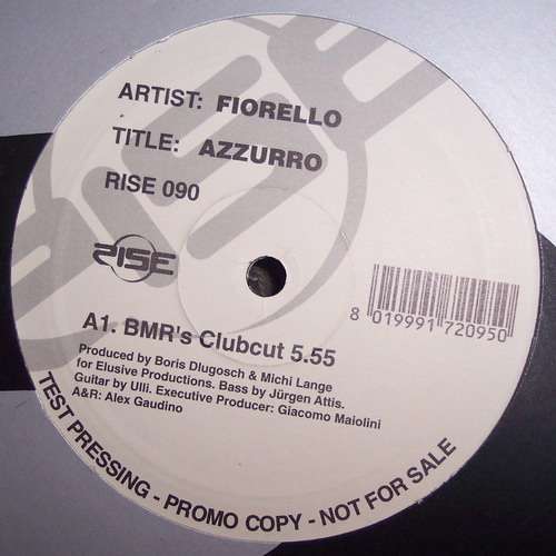 Cover Fiorello - Azzurro (12, Promo, TP) Schallplatten Ankauf