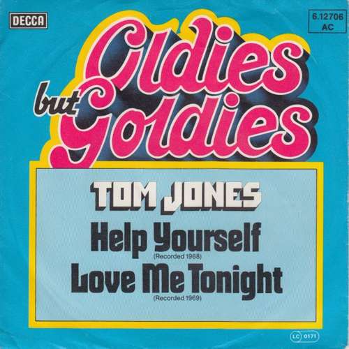 Cover Tom Jones - Help Yourself / Love Me Tonight (7, Single) Schallplatten Ankauf