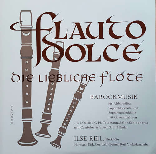 Cover Das Reil-Trio, Ilse Reil - Flauto Dolce - Die Liebliche Flöte (LP, Album) Schallplatten Ankauf