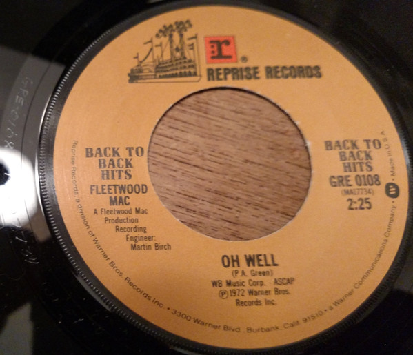 Cover Fleetwood Mac - Oh Well / The Green Manalishi (With The Two Prong Crown) (7, Single, Mono, Jac) Schallplatten Ankauf
