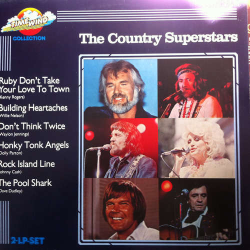 Cover Various - The Country Superstars (2xLP, Comp) Schallplatten Ankauf