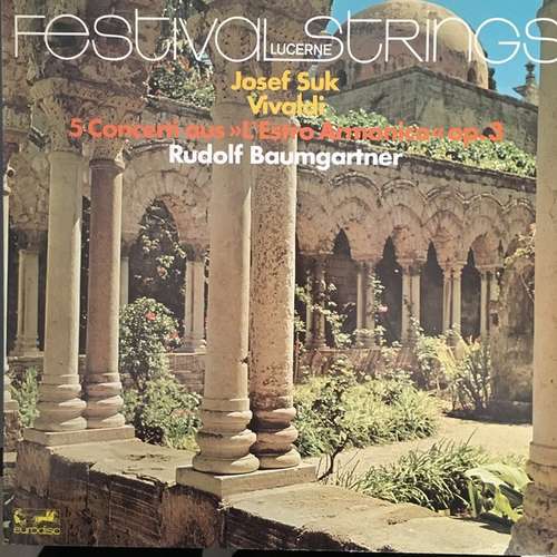 Cover Vivaldi* - Festival Strings Lucerne, Josef Suk, Rudolf Baumgartner - 5 Concerti aus „L'estro Armonico” op.3 (LP, Album, Quad) Schallplatten Ankauf