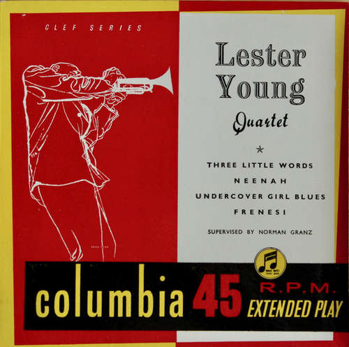 Cover Lester Young Quartet - Lester Young Quartet (7, EP) Schallplatten Ankauf