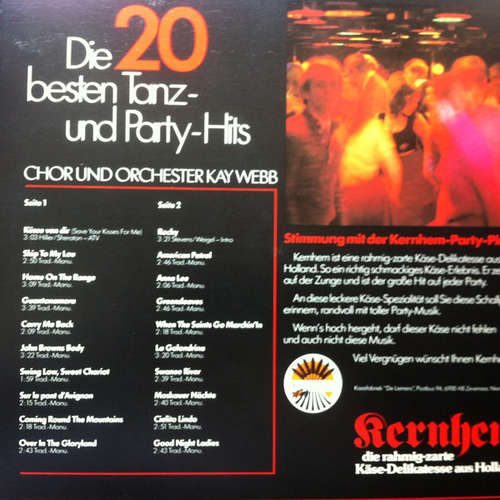 Cover Chor Und Orchester Kay Webb - Die 20 Besten Tanz- Und Party-Hits (LP, Album, S/Edition) Schallplatten Ankauf