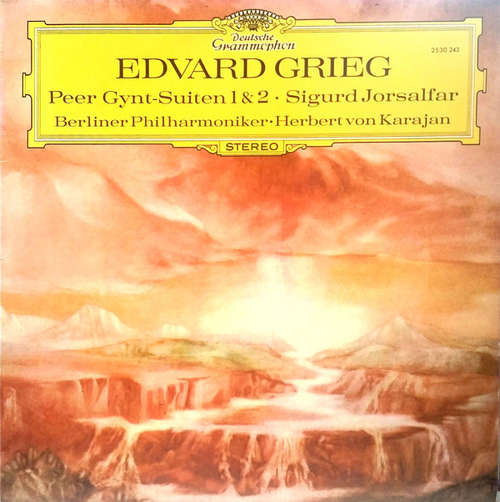 Cover Edvard Grieg, Berliner Philharmoniker, Herbert von Karajan - Peer Gynt-Suiten 1 & 2 / Sigurd Jorsalfar (LP) Schallplatten Ankauf